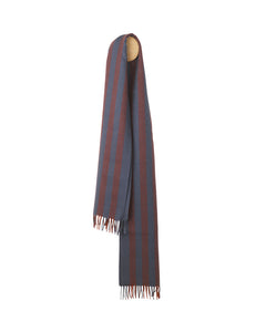 Elvang Denmark Bergen skjerf Scarf Blue/rusty red