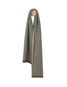 Elvang Denmark Edinburgh skjerf Scarf Army/light green