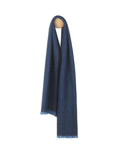 Elvang Denmark Edinburgh skjerf Scarf Ocean blue/navy