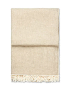 Elvang Denmark Lavender pledd Throw Beige