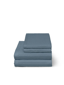 Elvang Denmark Waffle håndklær 50x70 cm Terry towels Marine