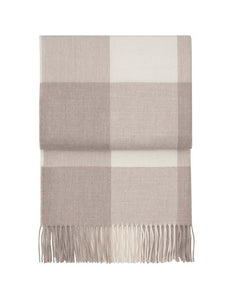 Elvang Denmark Whisper pledd Throw Beige/white