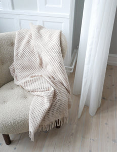 Elvang Denmark Basket pledd Throw Beige