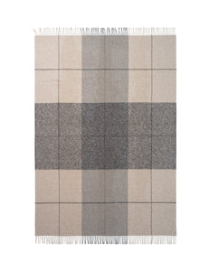 Elvang Denmark Blocks pledd Throw Beige/brown