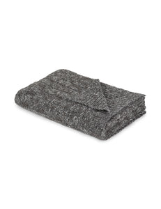 Elvang Denmark Cable pledd Throw Grey/black