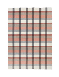 Elvang Denmark Intersection pledd Throw Rusty red/white/grey