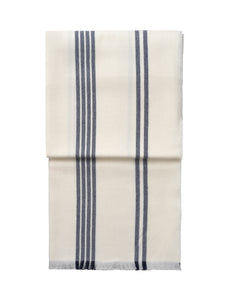 Elvang Denmark Lines pledd Throw Blue