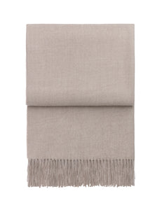 Elvang Denmark Luxury pledd Throw Beige