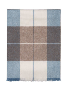 Elvang Denmark Scotch pledd Throw Blue