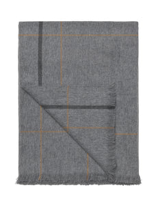 Elvang Denmark Square pledd Throw Light grey