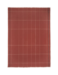 Elvang Denmark Square pledd Throw Rusty red