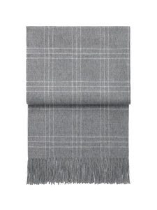 Elvang Denmark Superior pledd Throw Light grey/white
