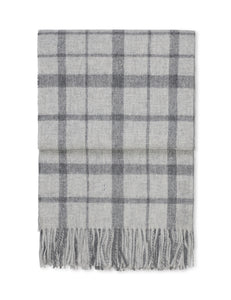 Elvang Denmark Tweed pledd Throw Grey